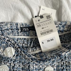 Zara NWT Pleated Skort